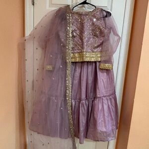 Pakistani, Indian Lehnga kurti style dress